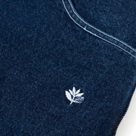 Magenta OG Denim pants stitch washed denim