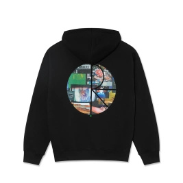 bluza Polar Dave Hoodie Fill Logo Ourselves Collage (Black)