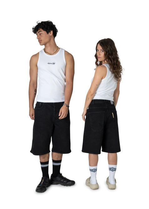 szorty Homeboy X-Tra Monster Denim Shorts (Black)