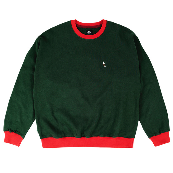 bluza magenta Pws Crew - Green