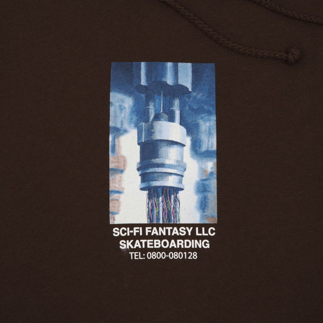 bluza Sci-Fi Fantasy Machine Hood (Brown)