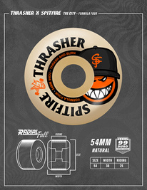 Spitfire - F4 The City - Thrasher x Spitfire 99DU Radial Full