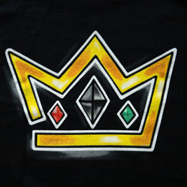 King Skateboards Royal Jewels Airbrush Tee (Black)