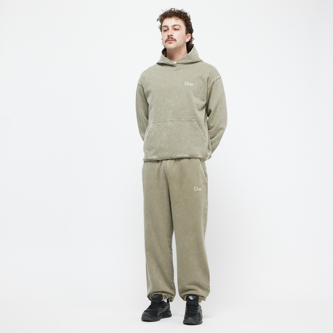 Dime French Terry hoodie faded cement