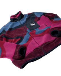 by Parra Full ftp booster polar fleece jacket red