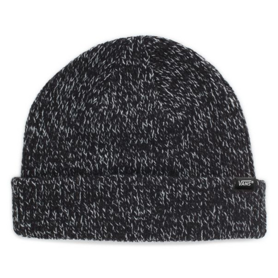 vans core basic beanie black heather