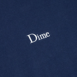 Dime Classic Small Logo Hoodie navy