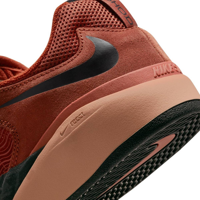 Nike Sb Ishod Wair Rugged Orange/black-mineral Clay-black