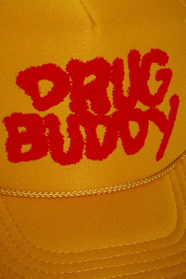 Fucking Awesome Drug Buddy Trucker hat gold