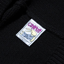 Carpet Flag Woven Sweater black