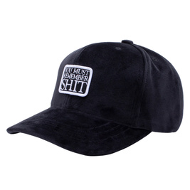 czapka Fucking Awesome - Remember Shit Velvet Snapback (Black)
