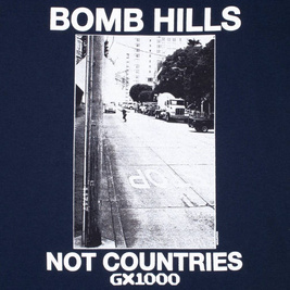 GX1000 - Bomb Hills Not Countries Tee Navy