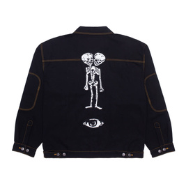 Fucking Awesome - Twin Skull Trucker Jacket (Black)