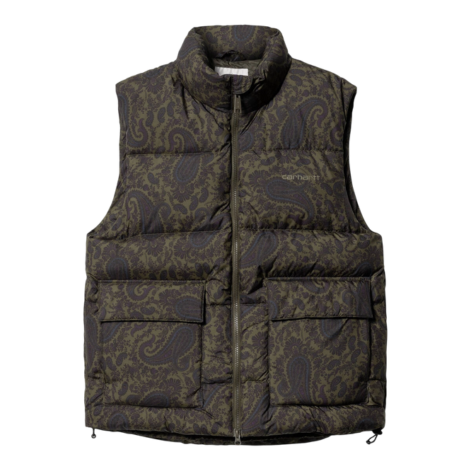 Carhartt WIP Springfield Vest (Paisley Print Plant/Black)