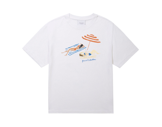 Grand Collection Central Park Summer Tee (White)