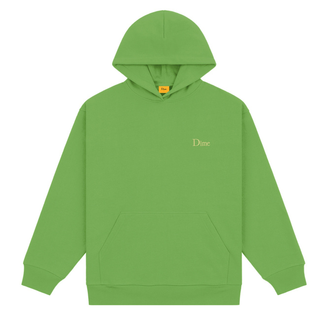 Dime classic small logo hoodie Kelly green
