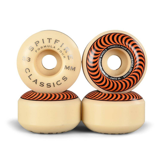 Spitfire Wheels Formula Four 99DU Classic Orange 