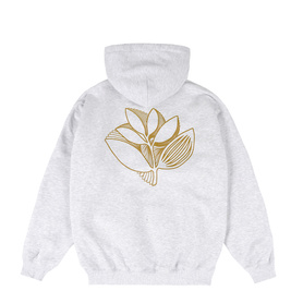 bluza magenta Trippy Plant Hoodie - Ash