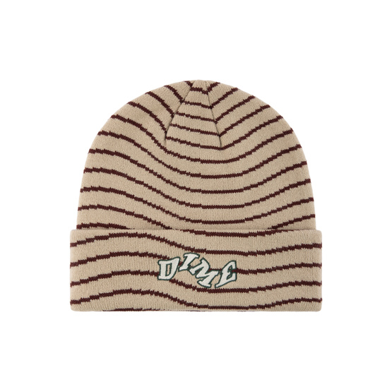 Czapka Dime College Wave cuff beanie tan