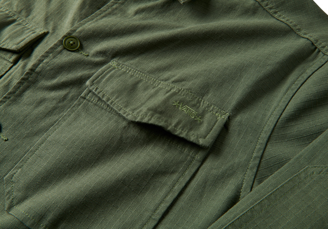 koszula Vans Skate Atiba Haze Milita (Pine Forest)