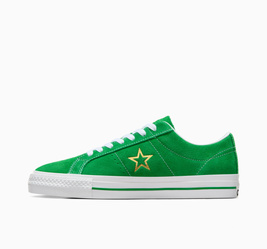 Converse One Star Pro (Green/White/Gold)