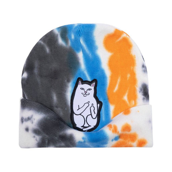 czapka ripndip lord nermal beanie blue/orange tie dye