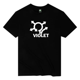 VIOLET Where do you think you going? Tee (Black) 