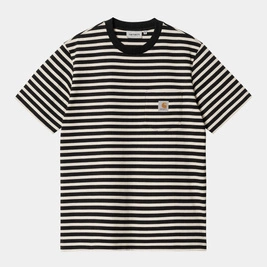 Carhartt WIP S/S Seidler Pocket T-Shirt (Black/ White)