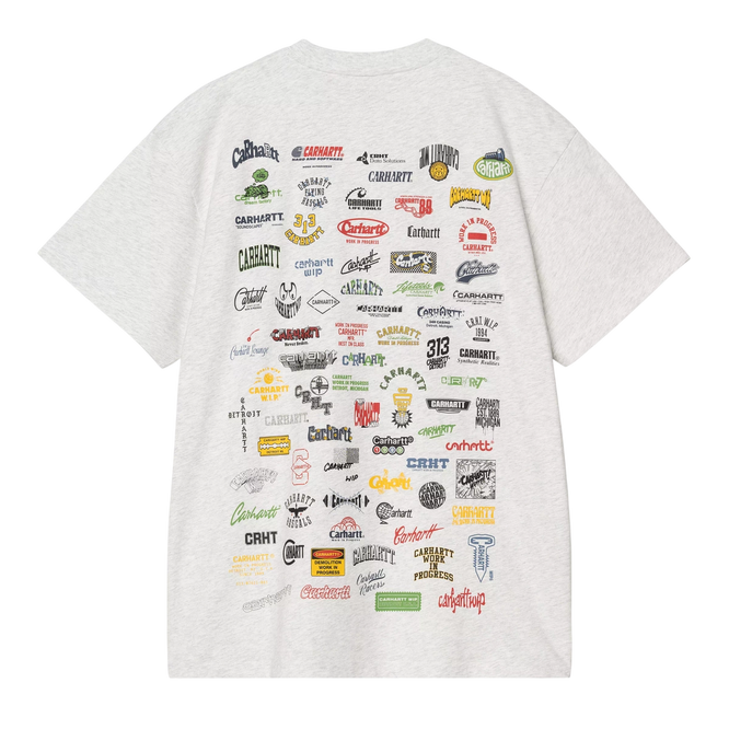 koszulka Carhartt WIP S/S Logo T-Shirt(Ash Heather)