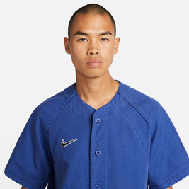 Nike Sb Skate Baseball Jersey Deep Royal Blue/white