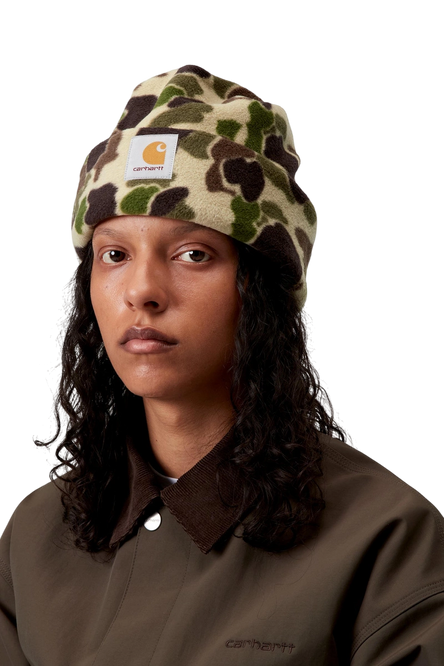 Carhartt WIP Prenties beanie camo duck jacquard green