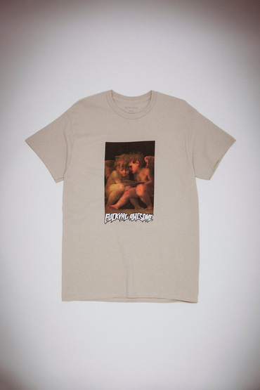 Fucking Awesome Angel & Demon Tee (Sand)