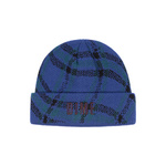 Dime Wavy Plaid Cuff Beanie teal