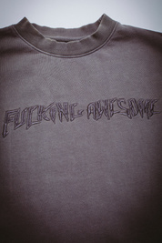 crewneck Fucking Awesome Distressed Stamp Crew (Black)
