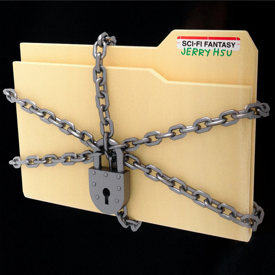 Sci-Fi Fantasy Jerry Hsu Locked File Board