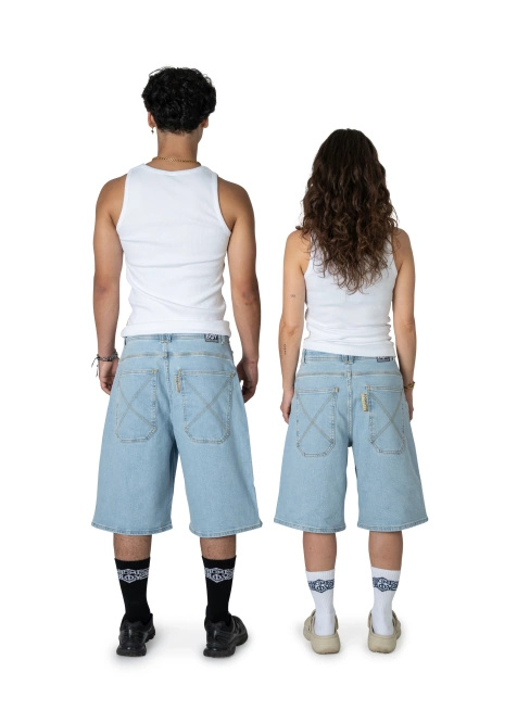 szorty Homeboy X-Tra Monster Denim Shorts (Moon)