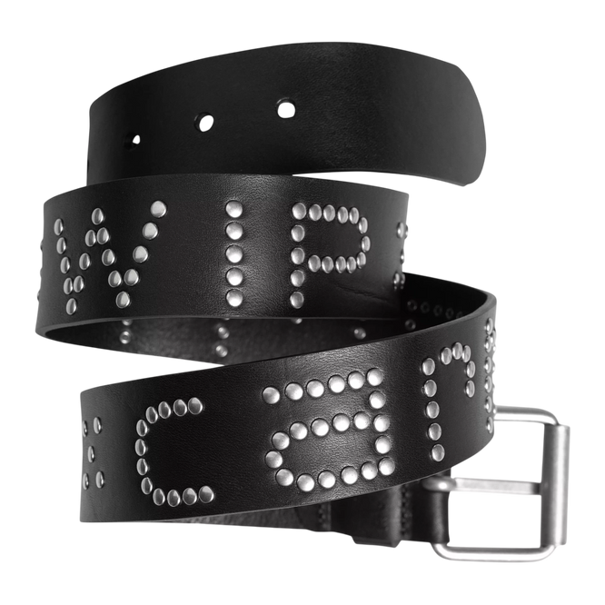 pasek Carhartt WIP Script Studs Belt (Black/Silver)