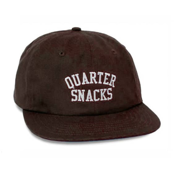 czapka Quartersnacks Arch 6 Panel Cap - Brown