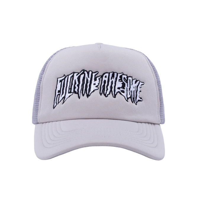 Fucking Awesome - Streched Stamp  Snapback (Grey)