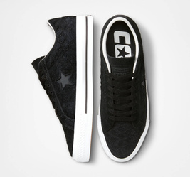 Converse One Star Pro OX (Black/Black/White)