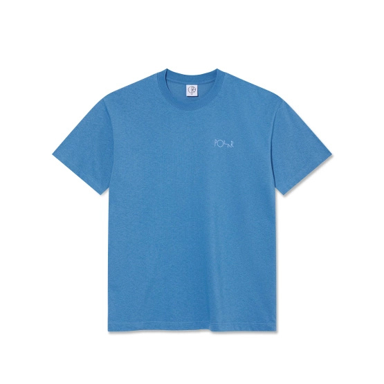 Polar Contrast Tee Stroke Logo Tee (French Blue)