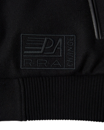 kurtka by Parra Not movie quality varsity jacket black