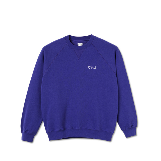 bluza polar default crewneck purple