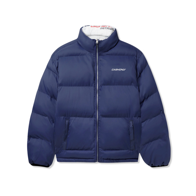 Kurtka Cash Only Coordinates Reversible Puffer Jacket white/navy