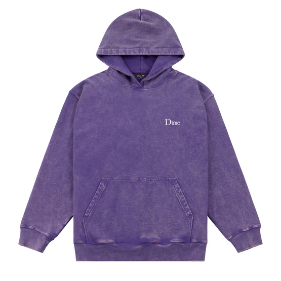  Dime French Terry hoodie faded iris