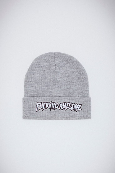 czapka Fucking Awesome Stamp Cuff Beanie (Grey)