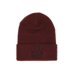 Fucking Awesome SK8 Fucks cuff beanie brown