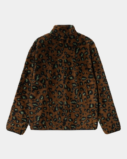 Carhartt WIP Jebson Sweat Jacket (Camo Leo, Tamarind Black)