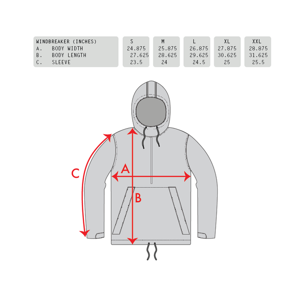 kurtka GX1000 Windbreaker (Maroon)