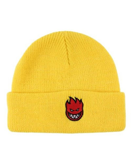 SPITFIRE BIGHEAD FILL CUFF BEANIE (YELLOW/RED)